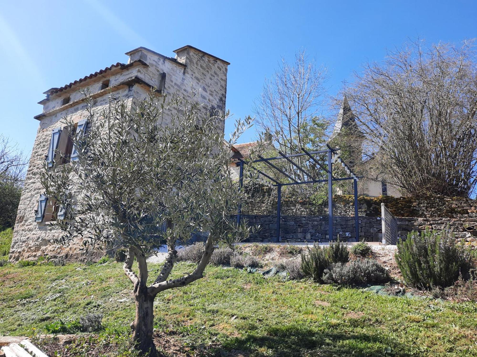 Le Pigeonnier De Felines Villa Caylus Rom bilde